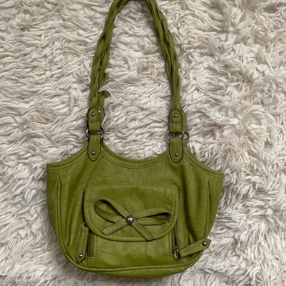 Green Leather Women's Bag